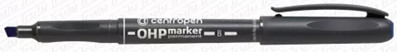 Alkoholos filc, OHP, 1-3 mm, CENTROPEN B-2638, vágott, kék