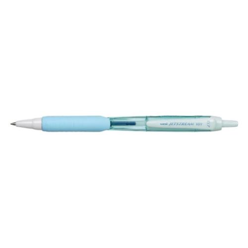 Golyóstoll, UNI SXN-101FL, 0,7 mm, nyomógombos,  égkék, kék