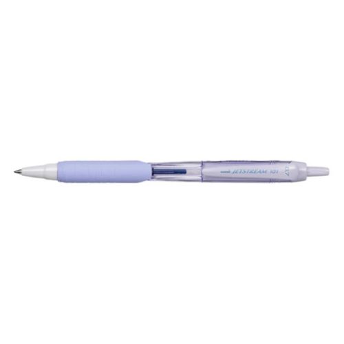 Golyóstoll, UNI SXN-101FL, 0,7 mm, nyomógombos,  levendula, kék