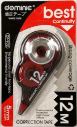 Hibajavító roller, DOMINIC DP-902, 5mm/12m, piros