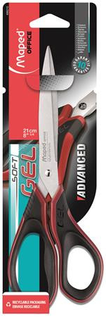 Olló, MAPED Advanced Gel Soft, 21 cm