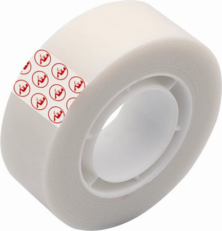 Ragasztószalag, KORES Invisible, írható, 19 mm x 33 m, áttetsző